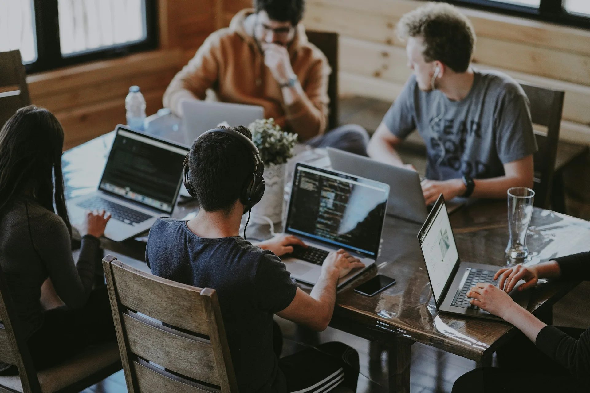 SoftFYR Technologies team working together